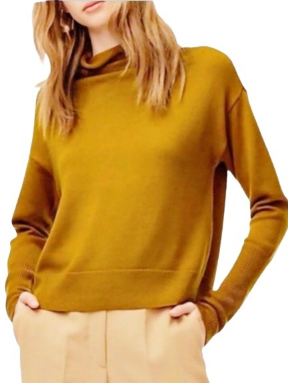 Aritzia WILFRED Cyprie Merino Wool Sweater